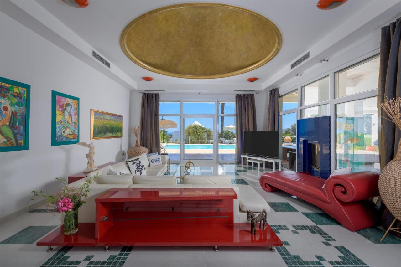 Grande Dame Villa Of Rhodes Asgourou Exterior photo