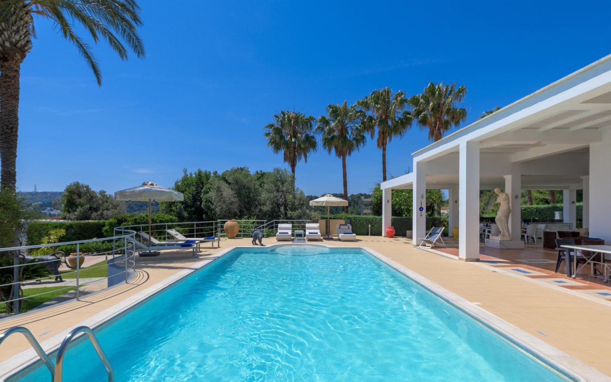 Grande Dame Villa Of Rhodes Asgourou Exterior photo