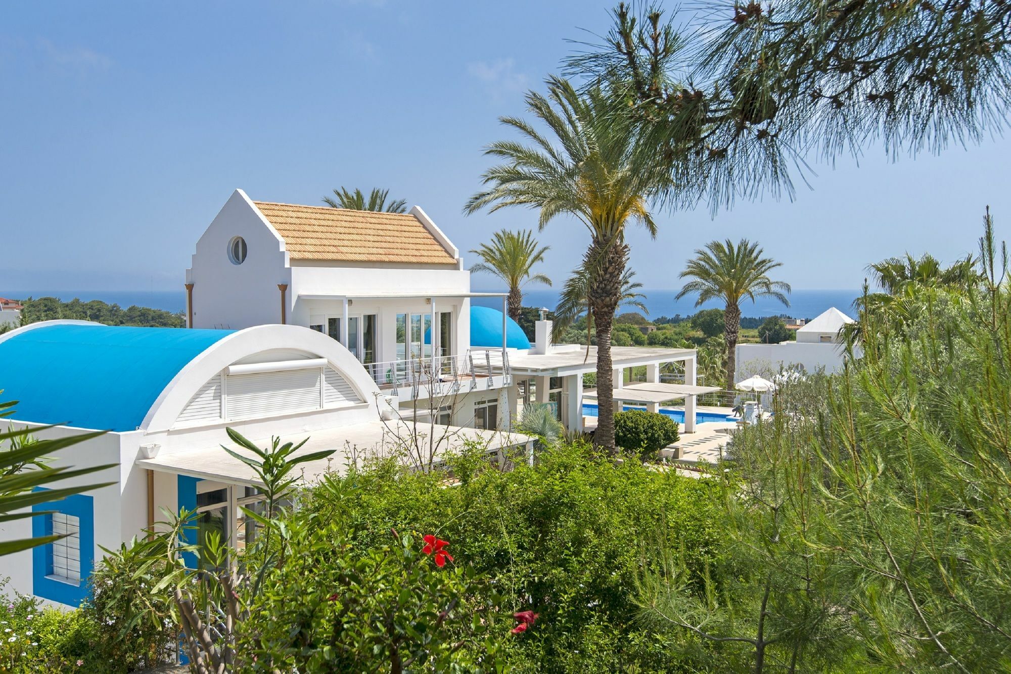 Grande Dame Villa Of Rhodes Asgourou Exterior photo